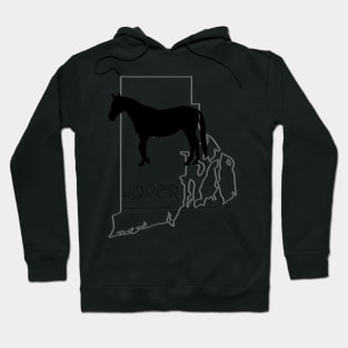 Rhode Island Horse Lover Gifts Hoodie